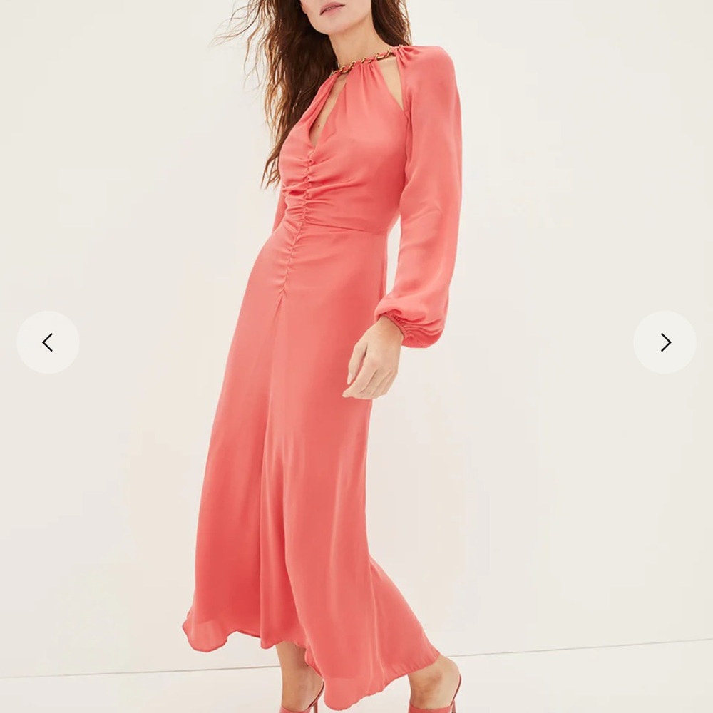 NWT Veronica Beard FAYLA CHAIN-DETAIL DRESS in size 4